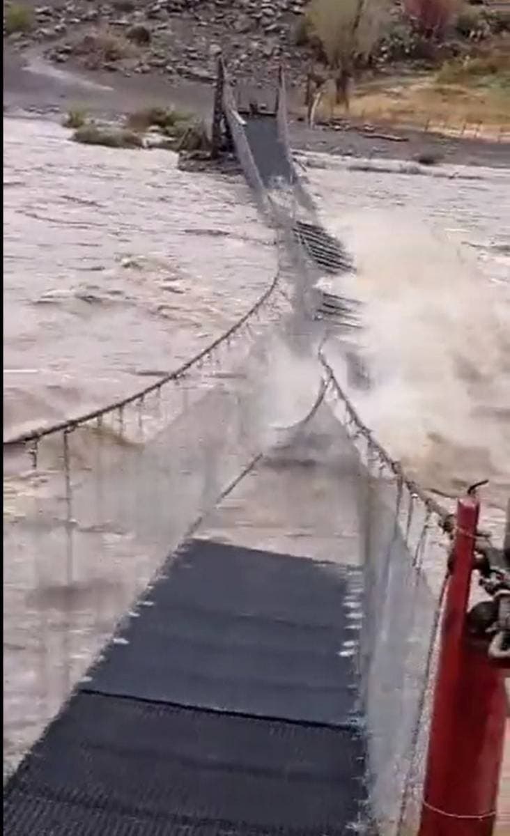 Inundaciones en el norte neuquino. Temporal de lluvias