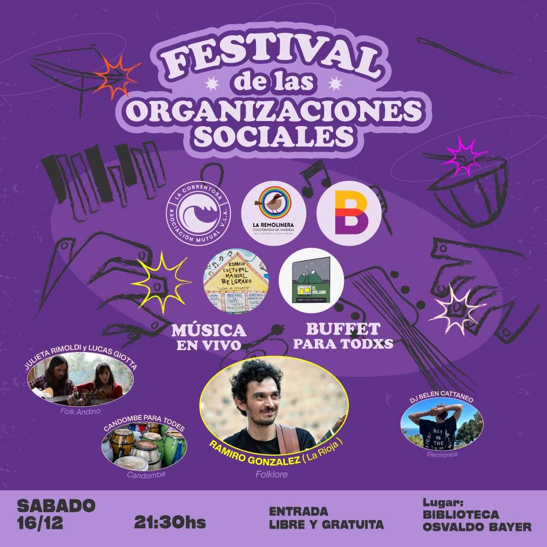 Se viene el festival comunitario!