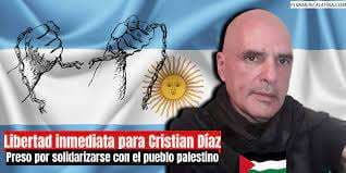 La esencia de la resolución del rechazo es "lo mantenemos en cana por si acaso" Nuevo rechazo a la excarcelacion de Cristian Diaz preso político del estado de israel en argentina .La Gremial apelara una vez mas